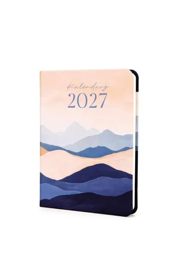 Kalendarz 2027 A6 Photo Mat Tygodniowy Widok