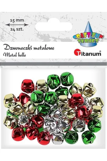 Titanum Dzwoneczki metalowe 15 mm