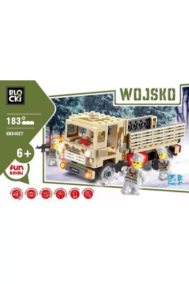 Klocki Blocki Wojsko Ci�ar�wka 183 elementy
