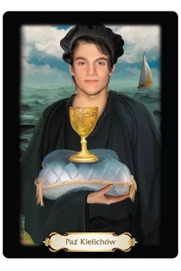Z�oty tarot (karty + ksi��ka) - Magda Tarocistka, Wr�bita Soleil