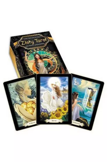 Z�oty tarot (karty + ksi��ka) - Magda Tarocistka, Wr�bita Soleil