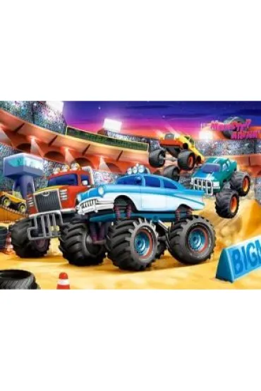 Puzzle 70 el. Monster truck pokazy Castorland