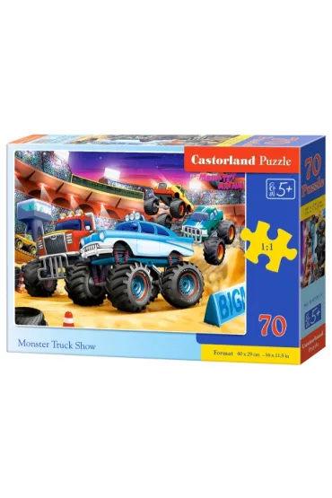 Puzzle 70 el. Monster truck pokazy Castorland