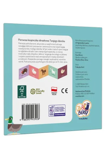 Moje pierwsze zwierz�ta. Ksi��eczka obrazkowa - Ewa  Baran