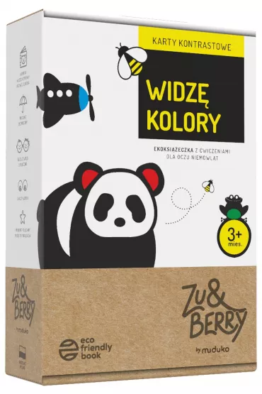 Widz kolory. Karty kontrastowe 3 mies.+