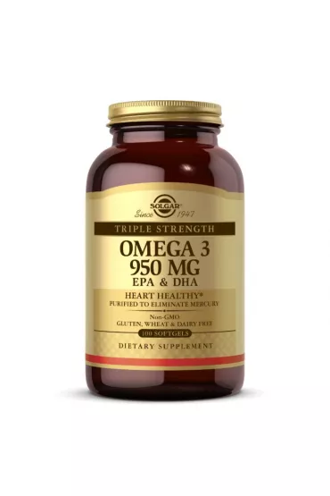 Solgar Omega 3 - 950 mg EPA & DHA Suplement diety 100 kaps.