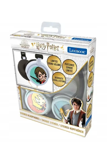 Sk�adane s�uchawki przewodowe stereo Harry Potter z g�o�no�ci� bezpieczn� dla dzieci Lexibook HP015HP
