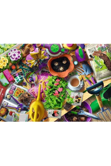 Puzzle 1000 el. Porz�dki w ogrodzie Trefl