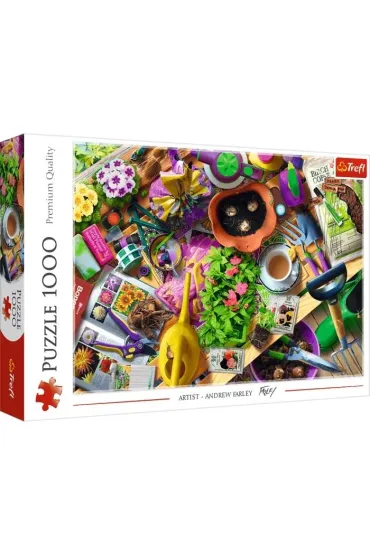 Puzzle 1000 el. Porz�dki w ogrodzie Trefl