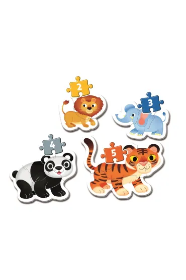 Moje pierwsze puzzle - Zwierz�ta dzikie Clementoni
