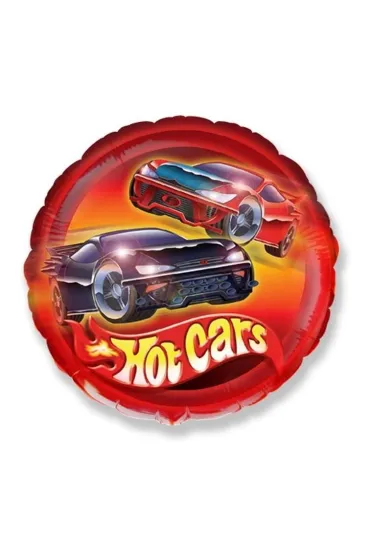 Balon foliowy Samochody Hot Cars 45cm
