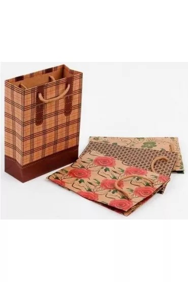Fandy Torebka papierowa Craft ma�a Ornament mix