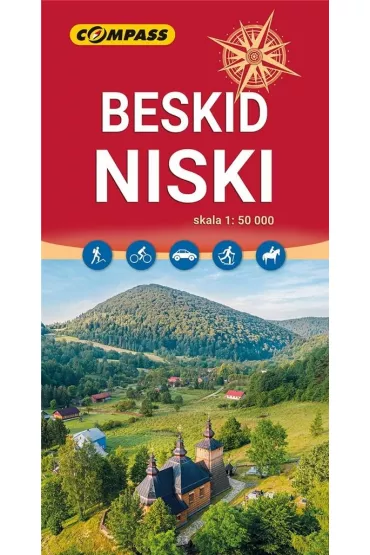 Beskid Niski mapa skala 1 : 50 000