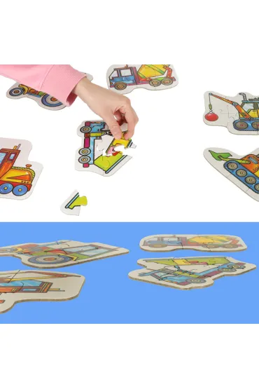 Puzzle dla maluszk�w Maszyny budowlane Alexander