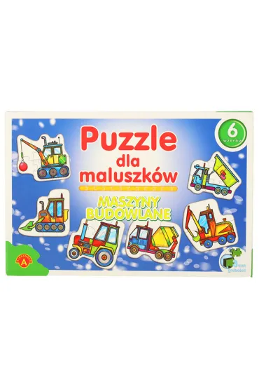 Puzzle dla maluszk�w Maszyny budowlane Alexander