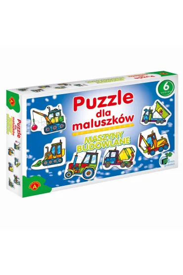 Puzzle dla maluszk�w Maszyny budowlane Alexander