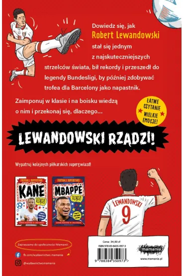 Lewandowski rz�dzi. Football superstars - Simon  Mugford