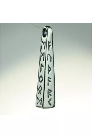 Sotis Obelisk runiczny, oksydowany Ag925, 7g