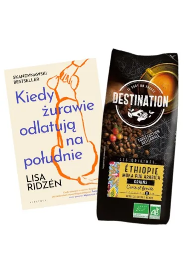 Pakiet: Kiedy �urawie odlatuj� na po�udnie, Kawa ziarnista arabica 100 % etiopia fair for life
