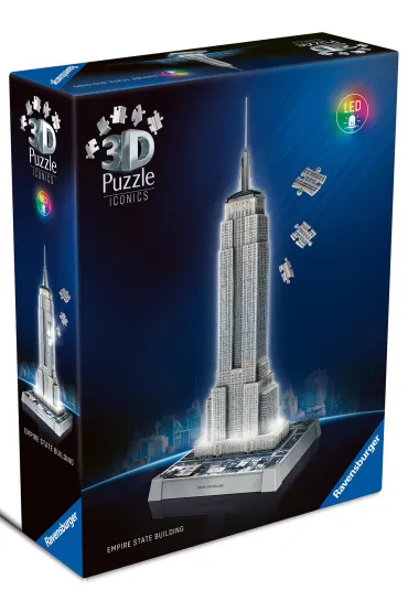 Puzzle Iconics 224 el. 3D Empire State Building Ravensburger