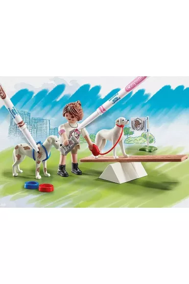 Playmobil Color Trening z psami 71517