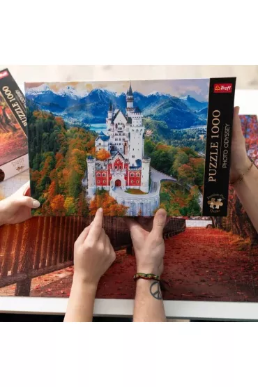 Puzzle 1000 el. Zamek Neuschwanstein, Niemcy Trefl | TaniaKsiazka.pl
