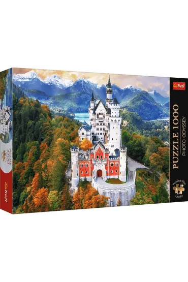 Puzzle 1000 el. Zamek Neuschwanstein, Niemcy Trefl