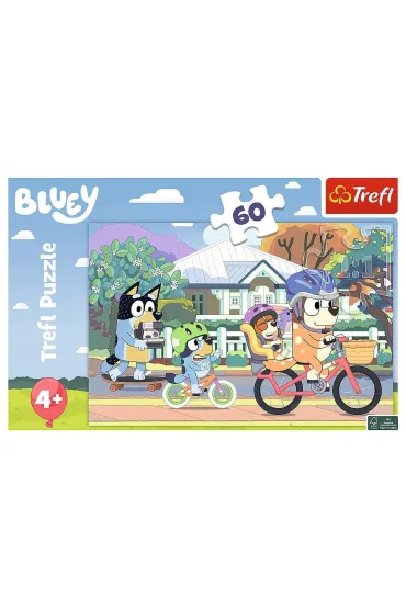 Puzzle 60 el. Weso�y Bluey Trefl