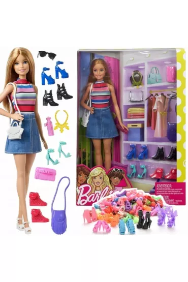 Barbie Blondynka z akcesoriami FVJ42 Mattel