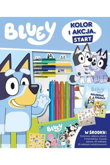 Bluey. Kolor i Akcja. Start