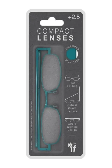 Compact Lenses Okulary +2.5 mix kolor�w + etui