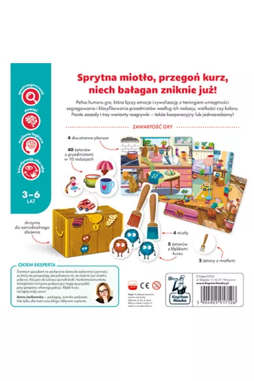 Szalone porz�dki. Gra edukacyjna. Kapitan Nauka - Hubert Bobrowski