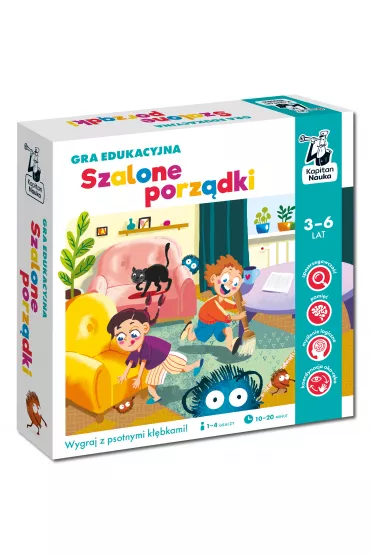 Szalone porz�dki. Gra edukacyjna. Kapitan Nauka - Hubert Bobrowski