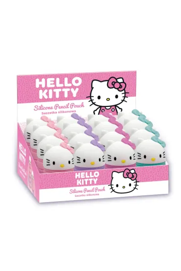Patio Saszetka silikonowa z g��wk� Hello Kitty 1szt.mix