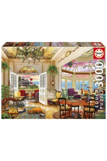 Puzzle 3000 el. �ycie nad morzem Educa