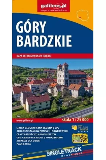 Mapa turystyczna - G�ry Bardzkie 1:25 000