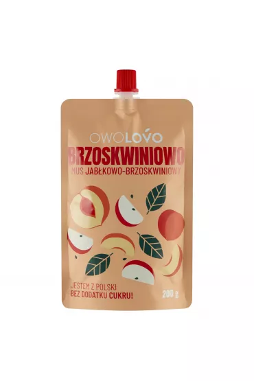 Owolovo Mus jab�kowo-brzoskwiniowy Brzoskwiniowo 200 g