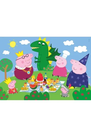 Puzzle 2x20 el. SuperColor. �winka Peppa Clementoni