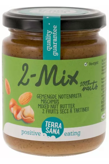 Terrasana Krem orzechowy mix (2 orzechy) solony 250 g Bio