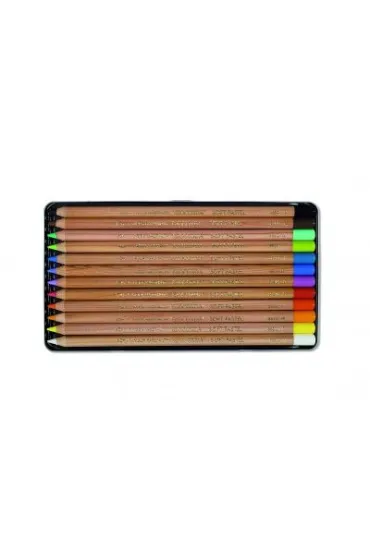 Koh-I-Noor Pastele suche w o��wku Gioconda w opakowaniu metalowym 12 kolor�w