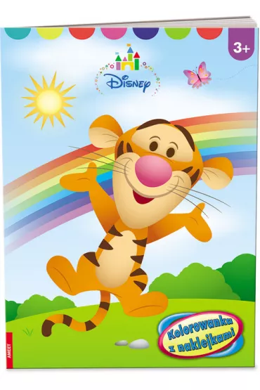 Disney Maluch. Kolorowanka z naklejkami. Kubu� Puchatek
