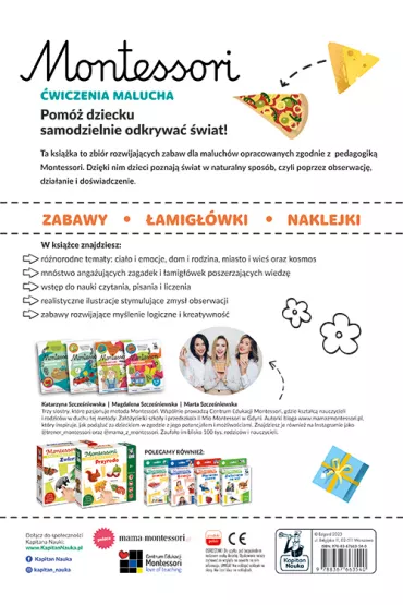 Montessori. �wiczenia malucha - Katarzyna Szcze�niewska, Magdalena Szcze�niewska, Marta Szcze�niewska