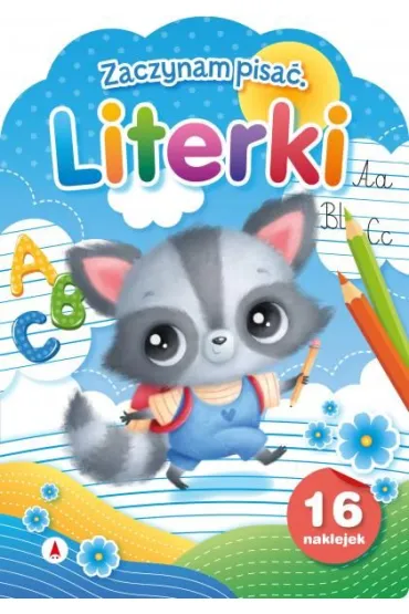 Ksi��ka edu. A4  Naklejki Zaczynam pisa�. Literki SKRZAT 077100 - Wioleta �y�owska
