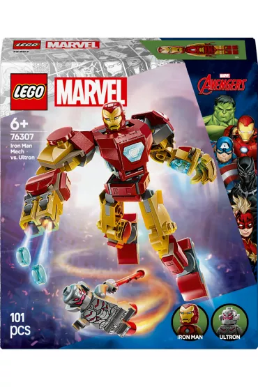 LEGO Marvel Mech Iron Mana kontra Ultron 76307