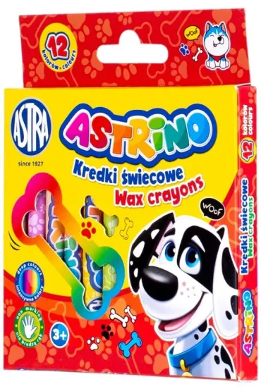 Astra Kredki �wiecowe 12 szt.