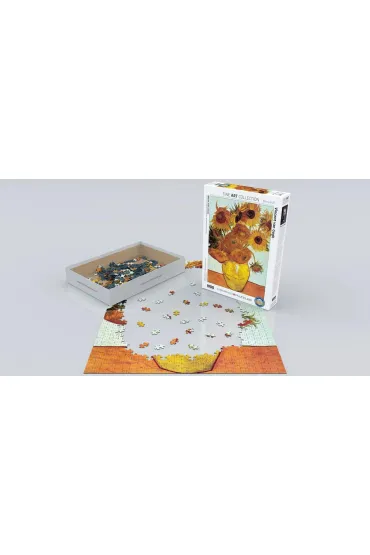 Puzzle 1000 el. Twelve Sunflowers by Vincent van Gogh Eurographics