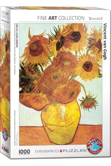 Puzzle 1000 el. Twelve Sunflowers by Vincent van Gogh Eurographics