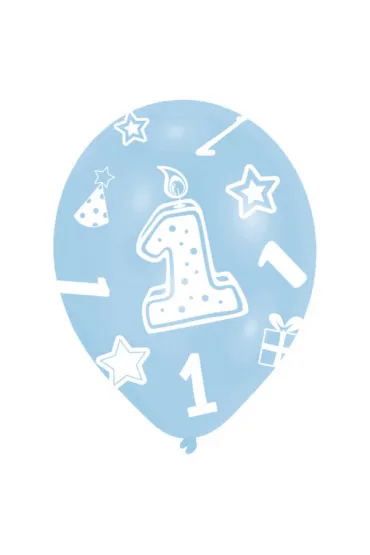 Amscan Balon lateksowy cyfra 1 27,5 cm