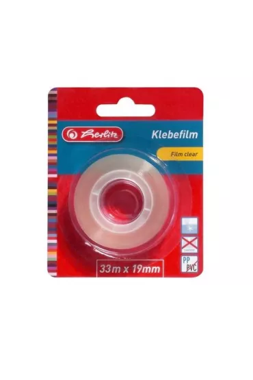 Herlitz Ta�ma klej�ca przezroczysta 33m x 19mm