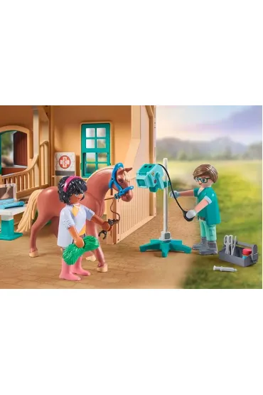 Playmobil Horses of Waterfall Hipoterapia i lecznica zwierz�t 71352